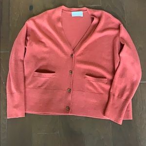 Everlane Burnt Orange Cashmere Sweater M